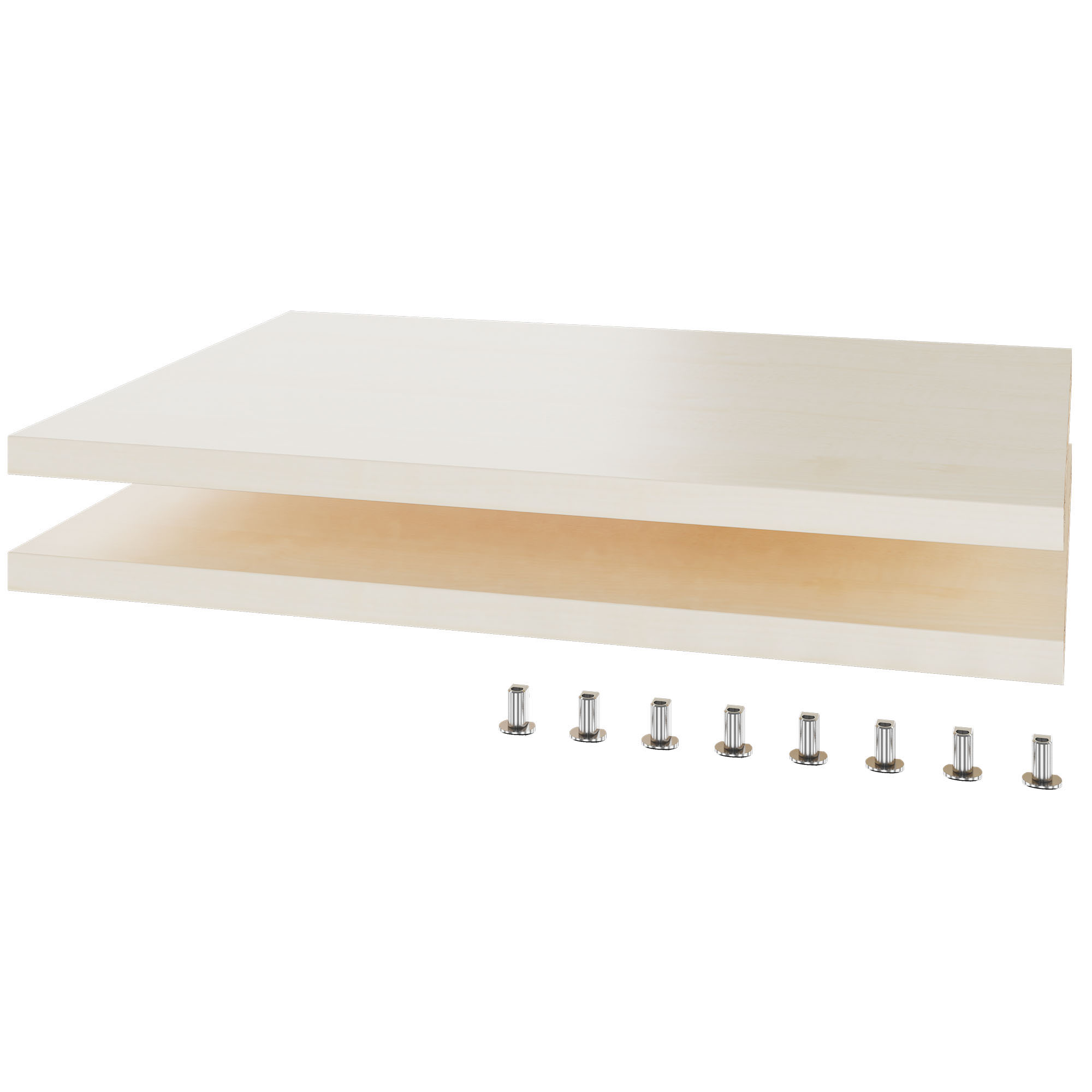 UNI Plancher du sujet pour les portes coulissantes Largeur de l'armoire de cabine: 1000 mm, 2 pièces, érable - 2 Main Image