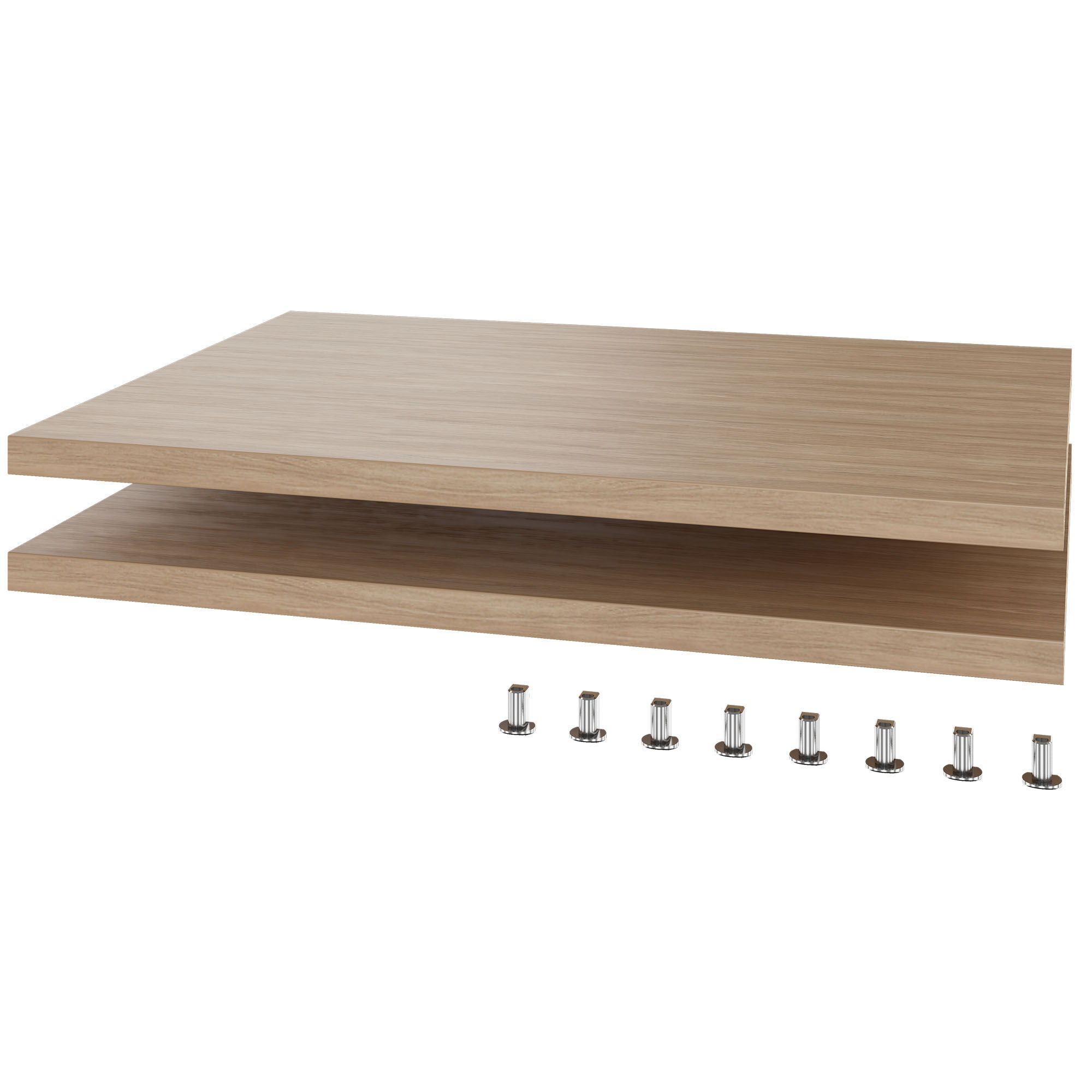 UNI Plancher du sujet pour les portes coulissantes Largeur de cabine de cabine: 1000 mm, 2 pièces, chêne ambre - 2 Main Image