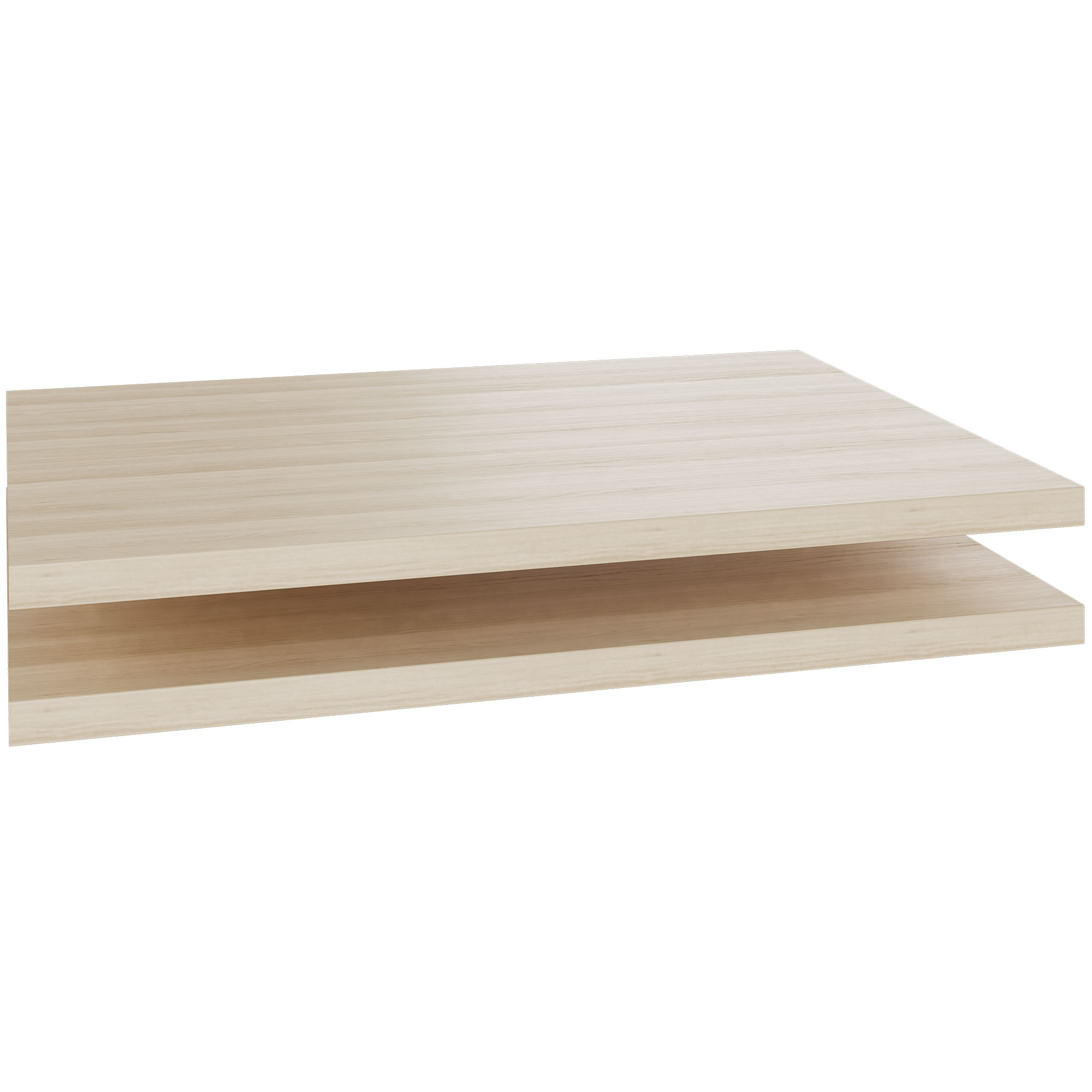 UNI Plancher du sujet pour les portes coulissantes Largeur de l'armoire de cabine: 1000 mm, 2 morceaux, cendres de sable - 1 Main Image