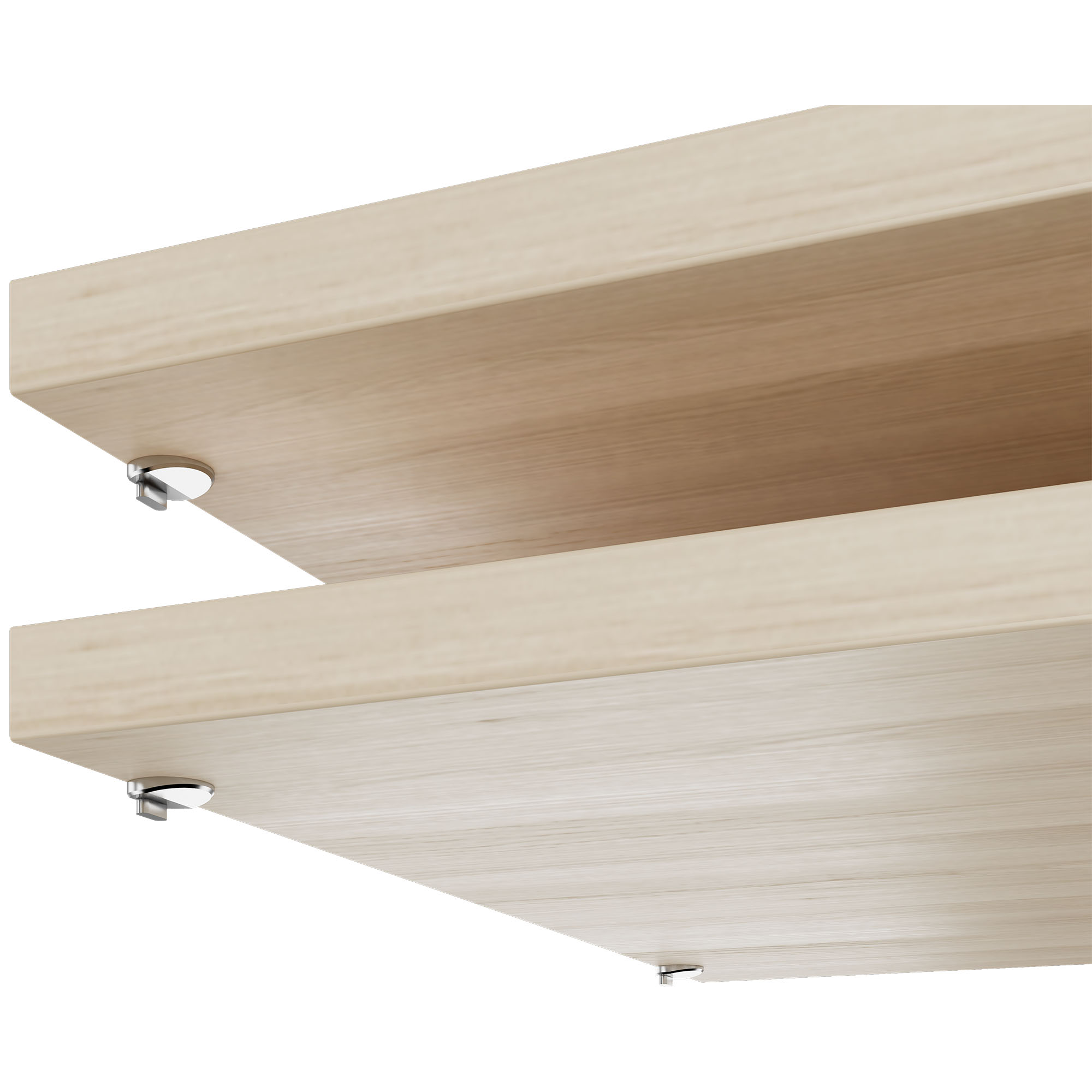 UNI Plancher du sujet pour les portes coulissantes Largeur de l'armoire de cabine: 1000 mm, 2 morceaux, cendres de sable - 3 Main Image
