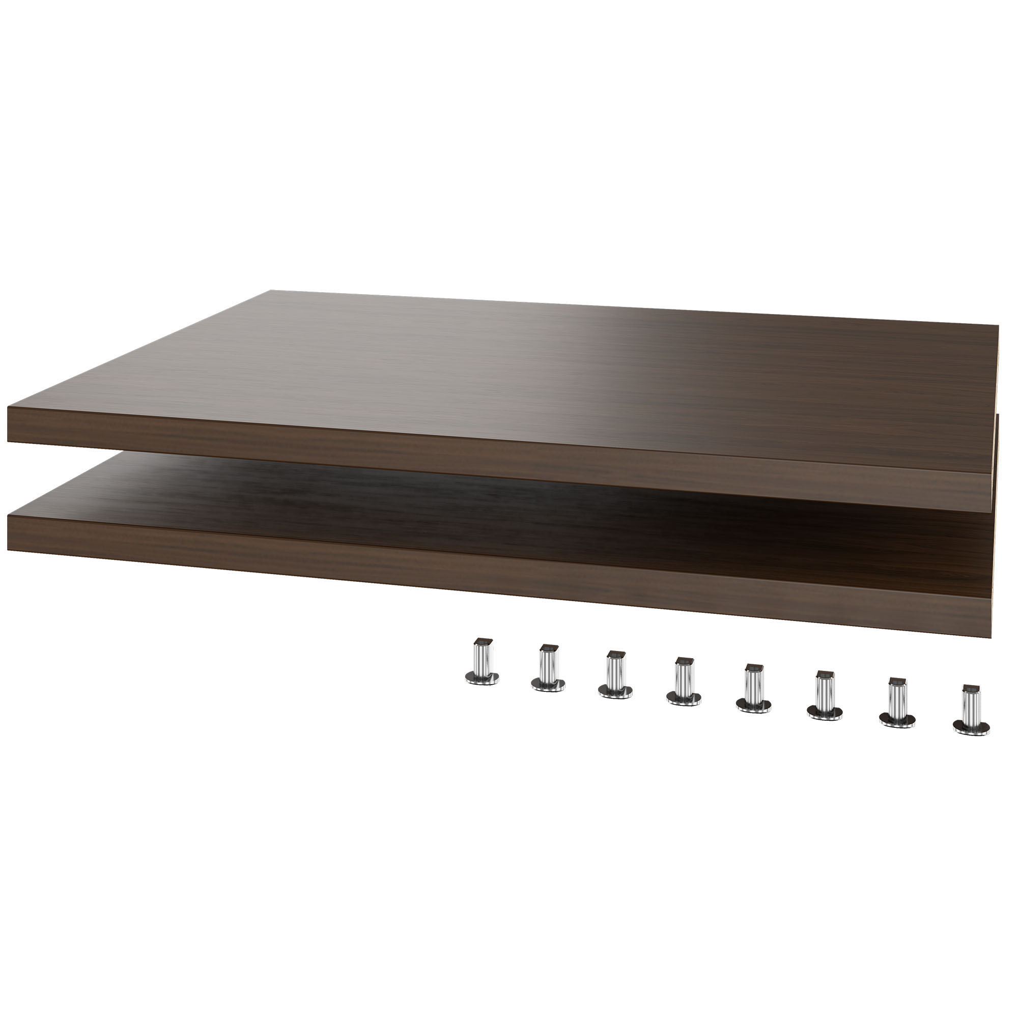 UNI Plancher du sujet pour les portes coulissantes Largeur de l'armoire de cabine: 1000 mm, 2 pièces, noix - 2 Main Image