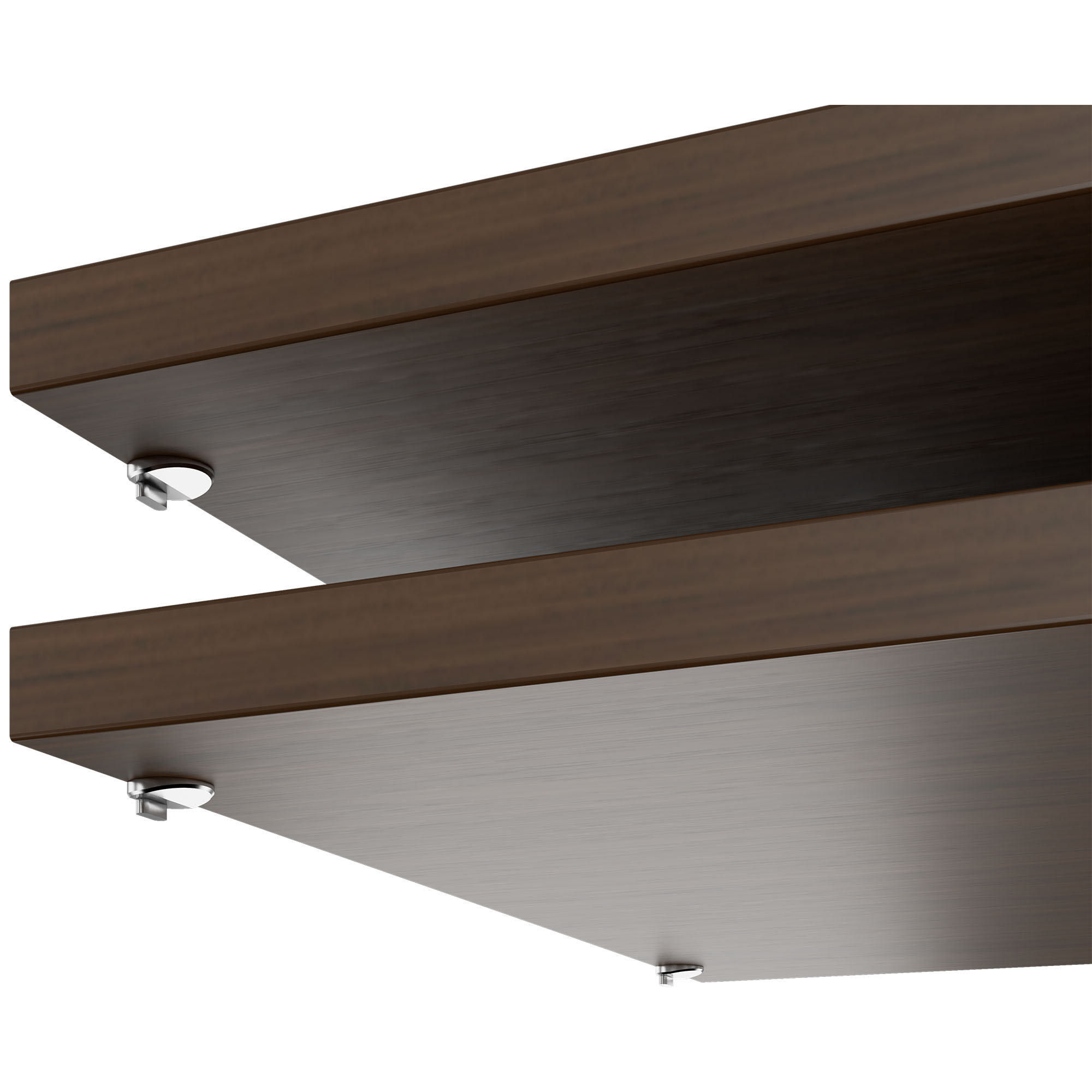 UNI Plancher du sujet pour les portes coulissantes Largeur de l'armoire de cabine: 1000 mm, 2 pièces, noix - 3 Main Image