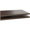 UNI Plancher du sujet pour les portes coulissantes Largeur de l'armoire de cabine: 1000 mm, 2 pièces, noix - 1 Thumbnail Image