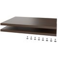 UNI Plancher du sujet pour les portes coulissantes Largeur de l'armoire de cabine: 1000 mm, 2 pièces, noix - 2 Thumbnail Image