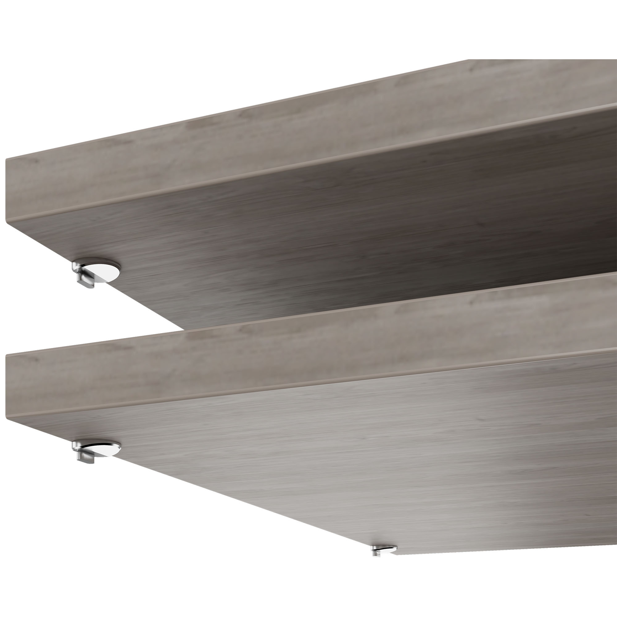 UNI Plancher du sujet pour les portes coulissantes Largeur de cabine de cabine: 1000 mm, 2 pièces, gris de chêne nord - 3 Main Image