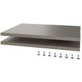 UNI Plancher du sujet pour les portes coulissantes Largeur de cabine de cabine: 1000 mm, 2 pièces, gris cubanite - 2 Thumbnail Image