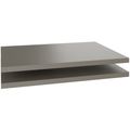 UNI Plancher du sujet pour les portes coulissantes Largeur de cabine de cabine: 1000 mm, 2 pièces, gris cubanite - 1 Thumbnail Image