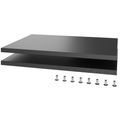 UNI Plancher du sujet pour les portes coulissantes Largeur de cabine de cabine: 1200 mm, 2 pièces, anthracite - 2 Thumbnail Image