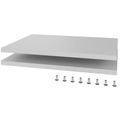 UNI Plancher du sujet pour les portes coulissantes Largeur de cabine de cabine: 1200 mm, 2 pièces, gris perlé - 2 Thumbnail Image