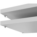 UNI Plancher du sujet pour les portes coulissantes Largeur de cabine de cabine: 1200 mm, 2 pièces, gris perlé - 3 Thumbnail Image