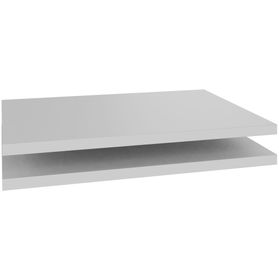 UNI Fachboden für Schiebetürenschrank | Schrankbreite: 1200 mm, 2 Stück, Perlgrau