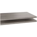 UNI Plancher du sujet pour les portes coulissantes Largeur de cabine de cabine: 1200 mm, 2 pièces, gris de chêne nord - 1 Thumbnail Image