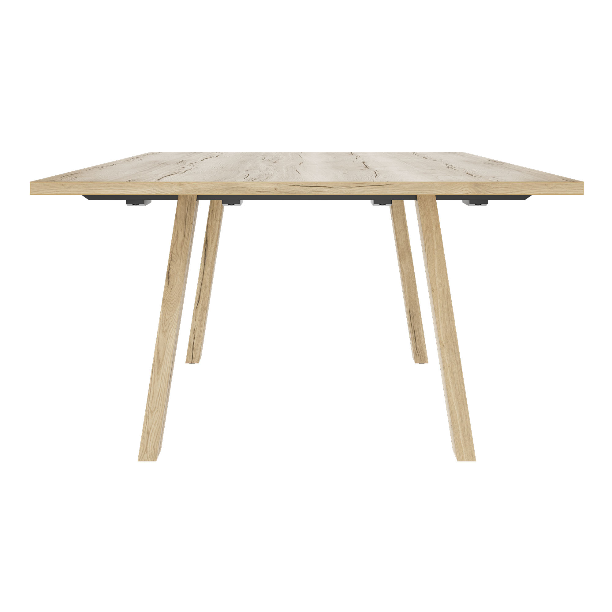 BRALCO TAKE OFF FARM Conference table | 1800 - 2760 mm (8 - 12 persons), cable flap optional, wild oak - 5 Main Image