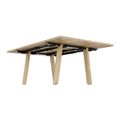 BRALCO TAKE OFF FARM Conference table | 1800 - 2760 mm (8 - 12 persons), cable flap optional, wild oak - 4 Thumbnail Image
