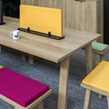 BRALCO TAKE OFF FARM Conference table | 1800 - 2760 mm (8 - 12 persons), cable flap optional, wild oak - 7 Thumbnail Image