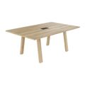 BRALCO TAKE OFF FARM Konferenztisch | 1800 - 2760 mm (8  - 12 Personen), Kabelklappe optional, Wildeiche