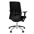 SURF Bürodrehstuhl | Synchronmechanik, 3D-Armlehnen, Schwarz / Kohlschwarz - 4 Thumbnail Image