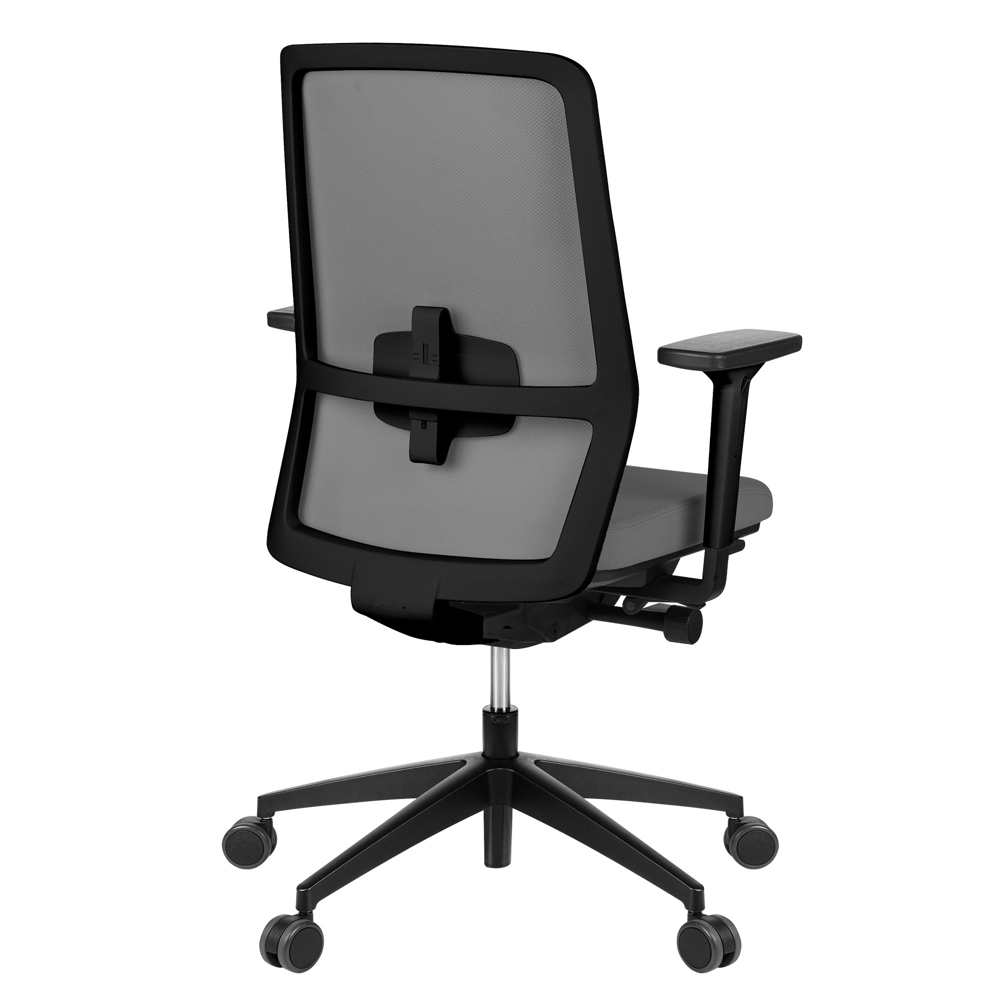 SURF office swivel chair | Synchronous mechanism, 3D armrests, brown-gray / metal gray - 5 Main Image