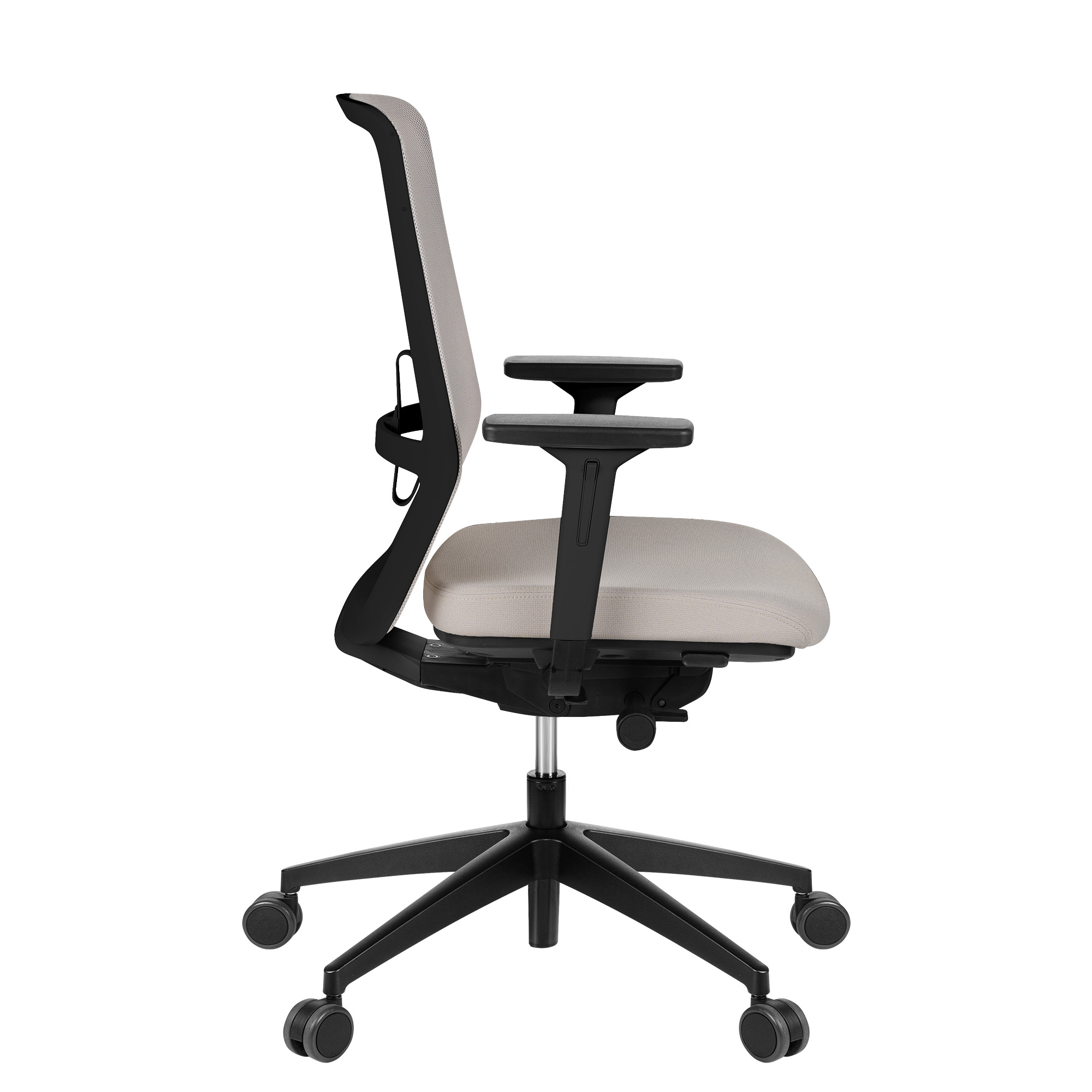 SURF office swivel chair | Synchronous mechanism, 3D armrests, cappuccino / cotton gray - 5 Main Image