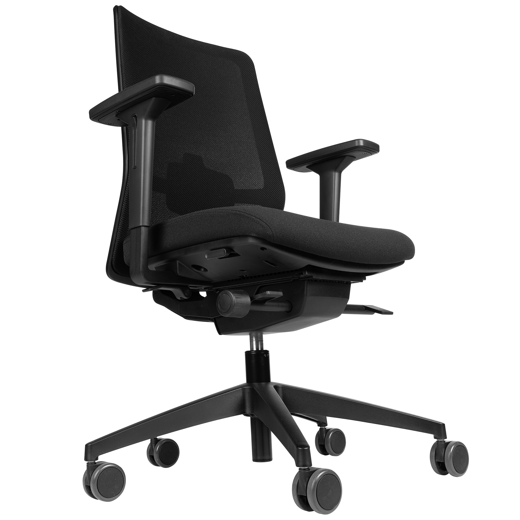SURF office swivel chair | Synchronous mechanism, 3D armrests, sky blue / azure blue - 10 Main Image