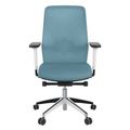 SURF Bürodrehstuhl | Synchronmechanik, 3D-Armlehnen, Himmelblau / Azurblau - 5 Thumbnail Image
