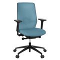 SURF office swivel chair | Synchronous mechanism, 3D armrests, sky blue / azure blue - 3 Thumbnail Image