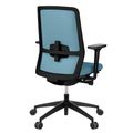 SURF office swivel chair | Synchronous mechanism, 3D armrests, sky blue / azure blue - 5 Thumbnail Image