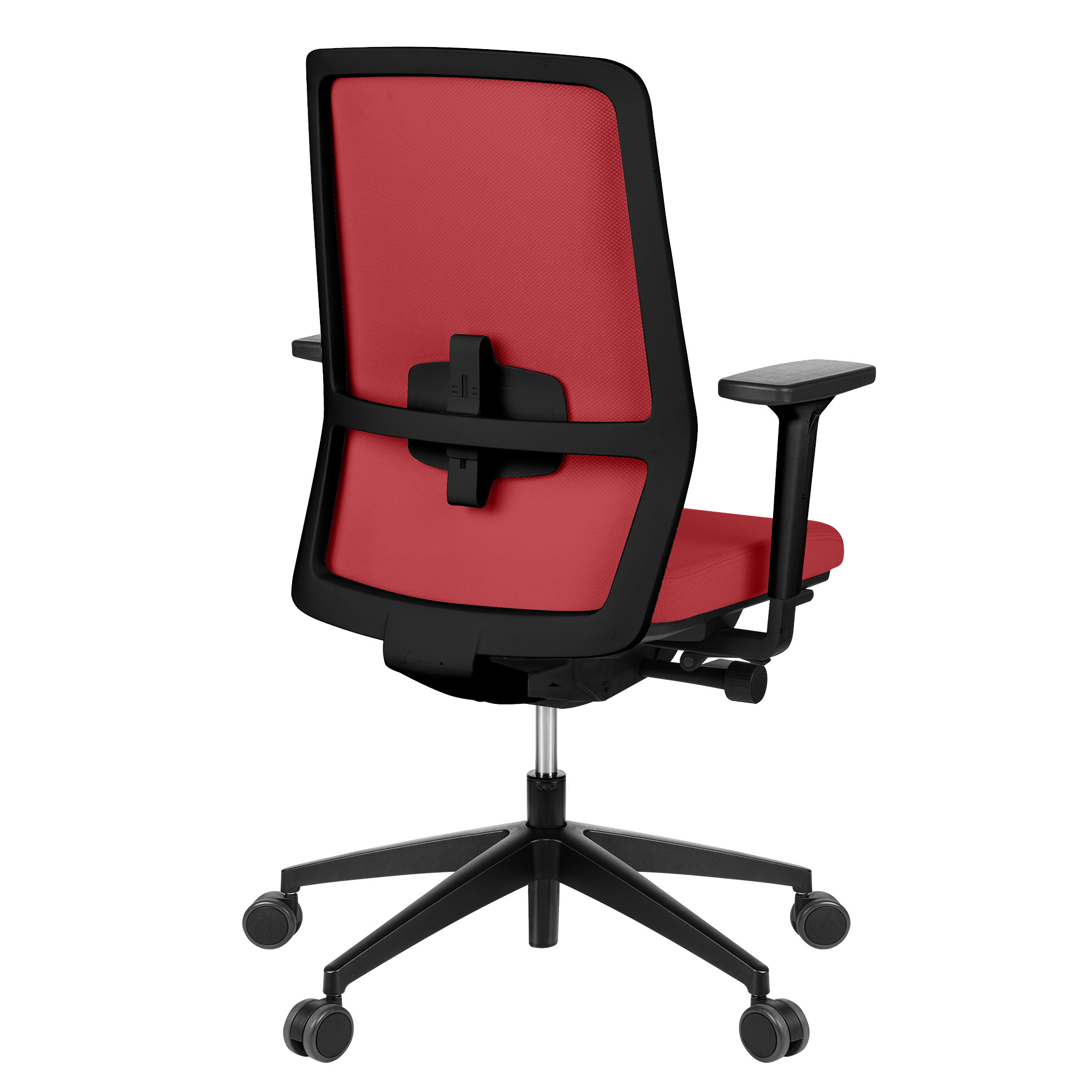 SURF Sedia oscillante per ufficio | Meccanici sincroni, braccioli 3D, rosso / rosso fuoco - 5 Main Image