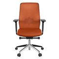 SURF Bürodrehstuhl | Synchronmechanik, 3D-Armlehnen, Orange / Gelb-Orange - 5 Thumbnail Image