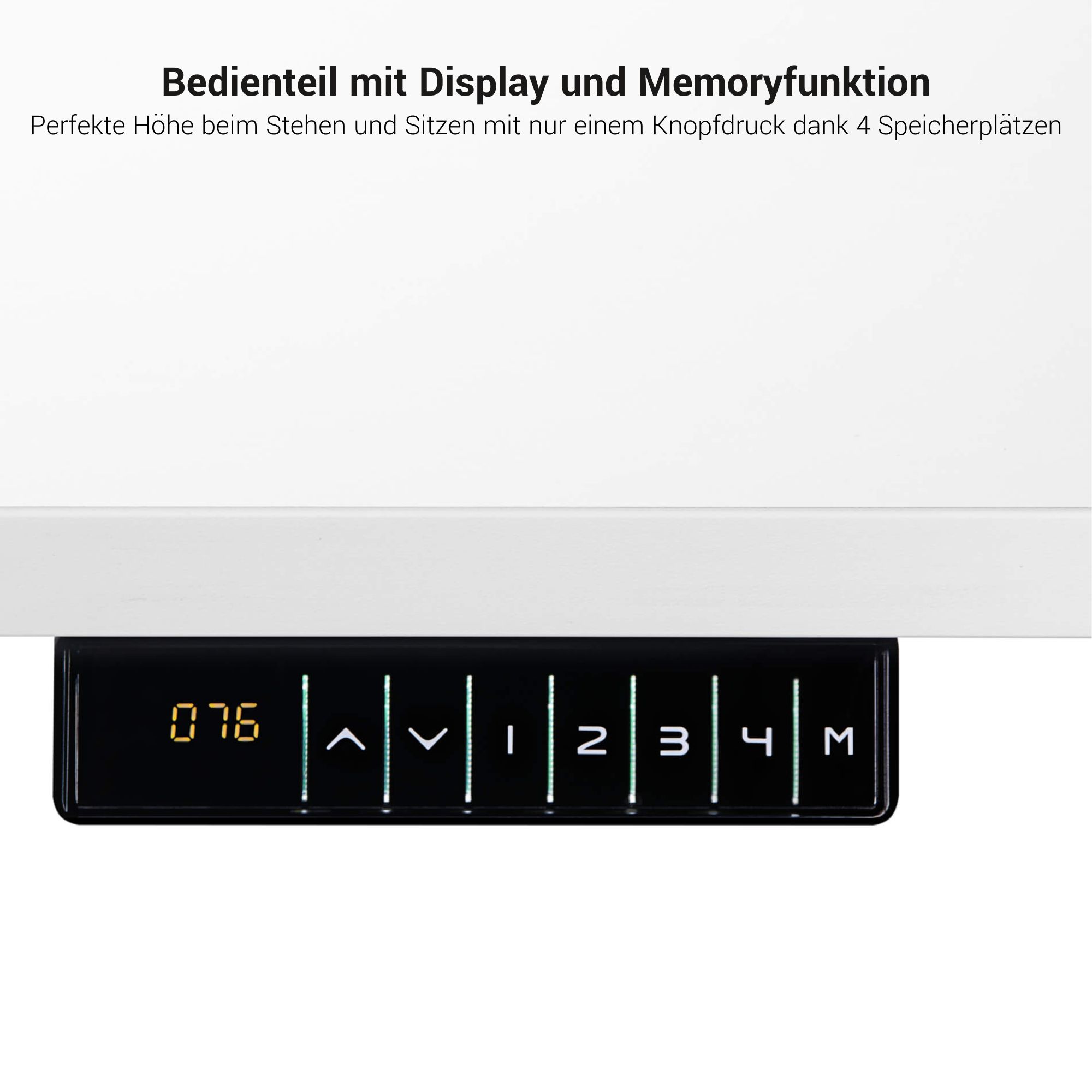 DRIVE 2-Motoren-Konferenztisch | Bootsform, 1800 - 2000 mm (6 - 8 Personen), elektrisch höhenverstellbar, Ahorn - 9 Main Image