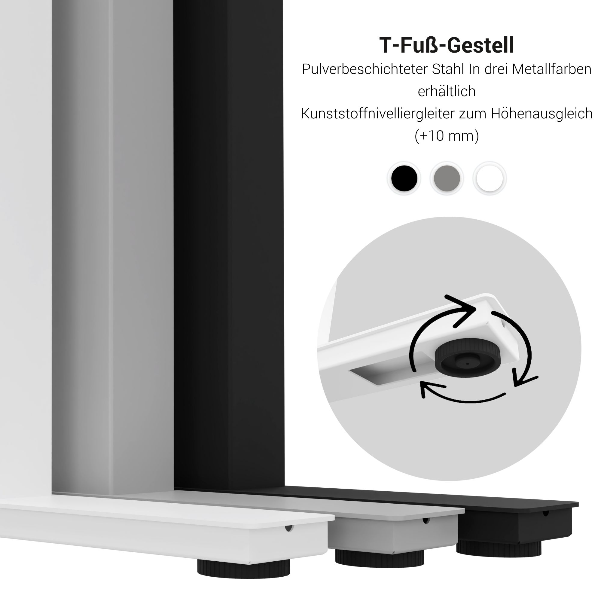 DRIVE 2-Motoren-Konferenztisch | Bootsform, 1800 - 2000 mm (6 - 8 Personen), elektrisch höhenverstellbar, Ahorn - 10 Main Image