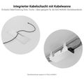 DRIVE 2-Motoren-Konferenztisch | Bootsform, 1800 - 2000 mm (6 - 8 Personen), elektrisch höhenverstellbar, Perlgrau - 11 Thumbnail Image