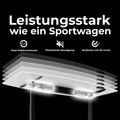 DRIVE 2-Motoren-Konferenztisch | Bootsform, 1800 - 2400 mm (6 - 10 Personen), elektrisch höhenverstellbar, Kabelklappe optional, Anthrazit