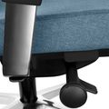 FILO 2.0 Bürodrehstuhl mit Kopfstütze | Lordosenstütze, Netzrücken, Blau - 6 Thumbnail Image