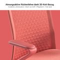 POLY Sedia oscillante per ufficio | Sedia girevole premium, copertura traspirante 3D, supporto lordosi, nero - 12 Thumbnail Image