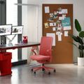POLY Sedia oscillante per ufficio | Sedia girevole premium, copertura traspirante 3D, supporto lordosi, nero - 17 Thumbnail Image