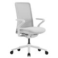 POLY Office swinging chair | Premium swinging chair lordosis support, breathable 3D-KNIT cover, light gray - 1 Thumbnail Image