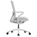 POLY Office swinging chair | Premium swinging chair lordosis support, breathable 3D-KNIT cover, light gray - 5 Thumbnail Image