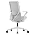 POLY Office swinging chair | Premium swinging chair lordosis support, breathable 3D-KNIT cover, light gray - 6 Thumbnail Image