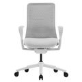POLY Office swinging chair | Premium swinging chair lordosis support, breathable 3D-KNIT cover, light gray - 8 Thumbnail Image