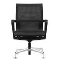 PROV-1 conference chair | Breathable mesh back, height adjustable, black - 5 Thumbnail Image