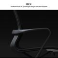 PROV-1 conference chair | Breathable mesh back, height adjustable, black - 6 Thumbnail Image