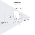 PROV-1 Konferenzstuhl | Atmungsaktiver Netzrücken, höhenverstellbar, Schwarz