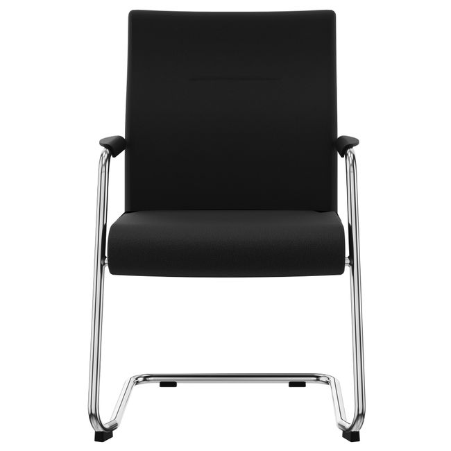 IMPOSING XXL Besucherstuhl | Bis 180 KG, Freischwinger, Hohe Lehne, Schwarz IMPOSING XXL Besucherstuhl | Bis 180 KG, Freischwinger, Hohe Lehne, Schwarz