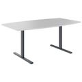 T-EASY Konferenztisch | Bootsform, 1800 - 2400 mm (6 - 10 Personen), Perlgrau T-EASY Konferenztisch | Bootsform, 1800 - 2400 mm (6 - 10 Personen), Perlgrau