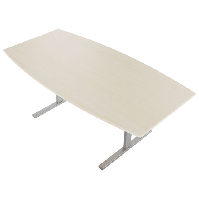 T-EASY Konferenztisch | Bootsform, 1800 - 2000 mm (6 - 10 Personen), Ahorn T-EASY Konferenztisch | Bootsform, 1800 - 2000 mm (6 - 10 Personen), Ahorn