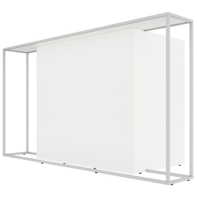 CANTO Empfangstheke | 2000 - 2400 mm, LED Beleuchtung wählbar, Weiß CANTO Empfangstheke | 2000 - 2400 mm, LED Beleuchtung wählbar, Weiß