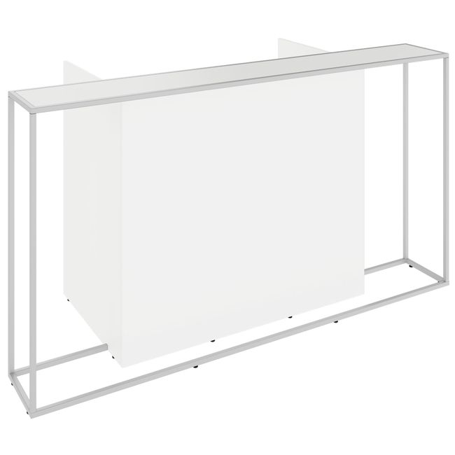 CANTO Empfangstheke | 2000 - 2400 mm, LED Beleuchtung wählbar, Weiß CANTO Empfangstheke | 2000 - 2400 mm, LED Beleuchtung wählbar, Weiß