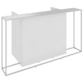 CANTO Empfangstheke | 2000 - 2400 mm, LED Beleuchtung wählbar, Grau CANTO Empfangstheke | 2000 - 2400 mm, LED Beleuchtung wählbar, Grau