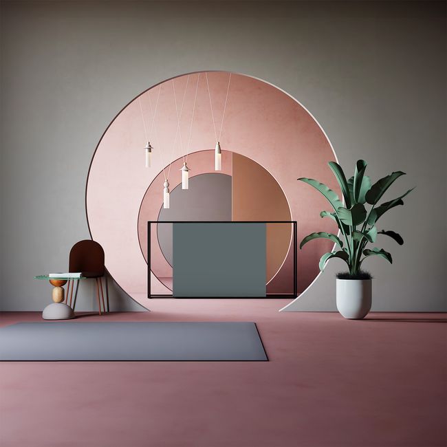 CANTO Empfangstheke | 2000 - 2400 mm, LED Beleuchtung wählbar, Norwegisches Grün